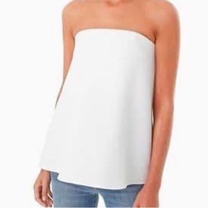 Strapless white top. TuckerNuck